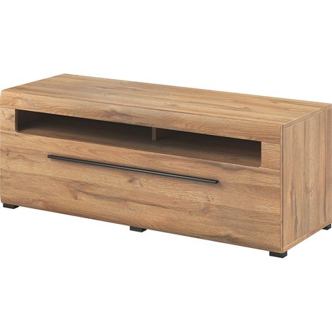 Meuble TV 1 tiroir 140 cm Louis Bois