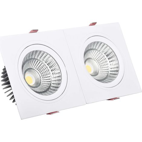 Faretto Downlight LED 30W Rettangolare Madison Foro 260x120 mm 4000K Bianco Naturale