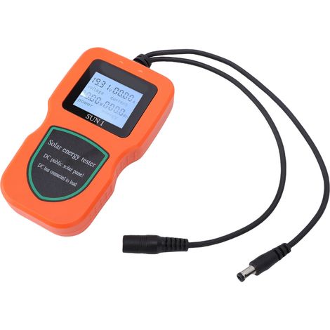 Solarmodul-Tester MPPT Photovoltaik-Multimeter 5 W bis 1000 W Schnell Genau Klares LCD-Display Solarmodul-Leistungsmesser (1/5)