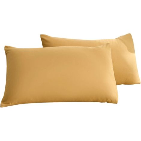 Housse De Coussin Extérieure Imperméable - 12x20 Pouces - Toile Polyester Enduite PU - Pour Jardin Patio Balcon - Lot De 2 (1/5)