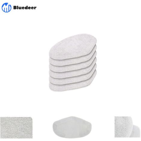 Serpillères Remplacement pour Polti Vaporetto Brosse Vaporforce, Produit Authentique pour Smart 35Mop, Smart 40Mop, etc (6 pièces) (1/5)