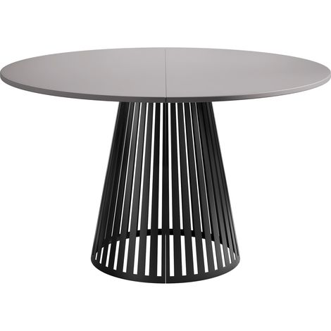 Mesa Prudentia II, Gris, 76x0x0cm, Alargamiento, Aglomerado laminado, Metal (1/4)