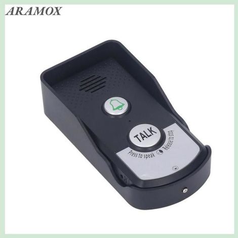 Coupée de porte d'interphon sans fil Carillon de Sonnette électronique, Cloches D'interphone sans Fil, 2 bureau pack (1/4)