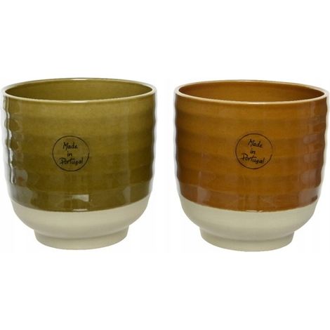 Steingut-Blumentopf-Mix 12 cm