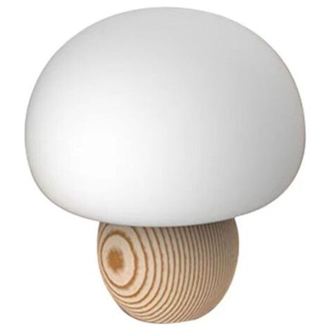 BUNTHAUS Veilleuse en forme de champignon, lampe de chevet rechargeable par USB pour la chambre