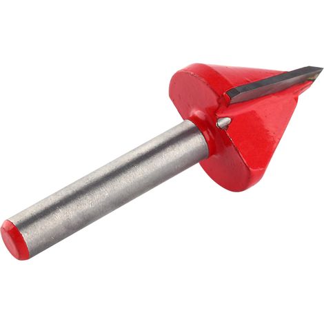 Couteau 3D à 60 degrés, lame en forme de V, 622 mm, rouge. (1/5)