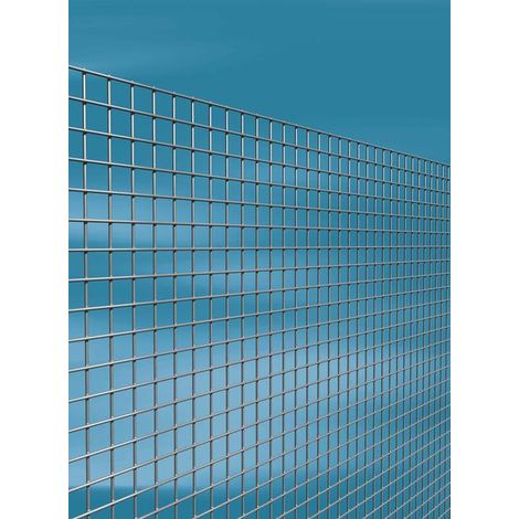 Treillis galvanisé soudé K 100 cm, maille 8,3 mm, fil 0,8 mm - 25 Mo - SB 7330203G (1/5)