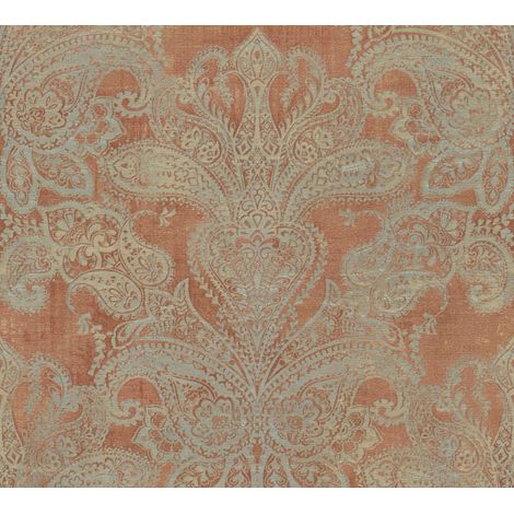 Papier peint Vintage Orange Metropolitan Stories 3 Travel Styles A.S. Création (1/5)