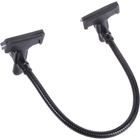 Pince Double - Col De Cygne Flexible 50 Cm - Support Studio Photo Vidéo - Pour Micro Lampe Smartphone - 1 Pièce
