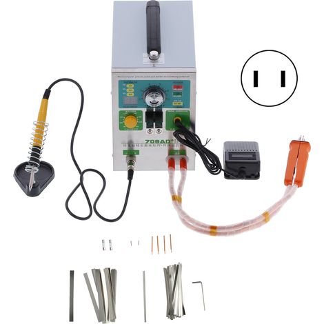 Soudeuse par points 3.2kW batterie lithium induction automatique LED pistolet de soudage SUNKKO709AD+ prise américaine 110V (1/5)
