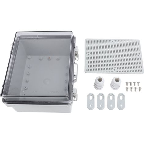 Boîte de jonction électrique, couvercle transparent, résistant à l'eau IP67, pour alimentation électronique, équipement Satellite