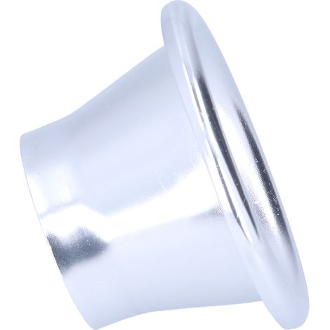 Tube d'admission d'air froid 66mm entonnoir turbo adaptateur, pièce auto CNC aluminium argenté, accessoire de performance moteur. (1/5)