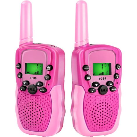 Talkie-walkie pour enfants, jouet pour garçons et filles de 3 à 12 ans avec batterie intégrée.-AquaForge (1/5)