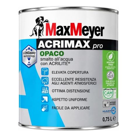 ACRIMAX PRO OPACO BIANCO LT. 0,75 MAX MEYER (1/2)