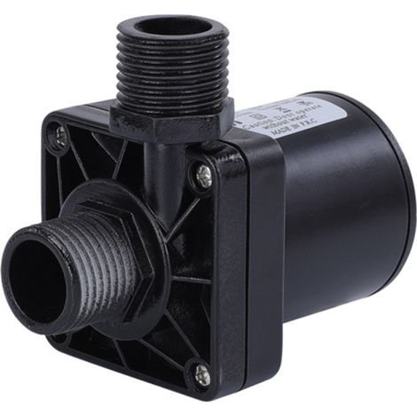 Pompe CC sans balais - 12 V 700 l/h 20 W Micro pompe sans balais 5 m / 16,4 pi Pompe de surpression haute température pour aquarium, fontaine, piscine, bassin, WC