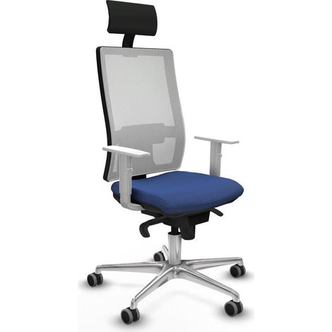 piqueras-y-crespo Chaise Ergonomique Moderne Bleu Marine (1/3)