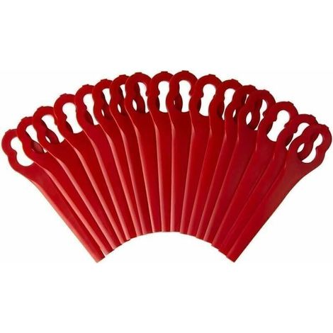 Lames de rechange en PA6 pour coupe-bordure sans fil Einhell, 100 pièces compatibles GE-CT 18 Li, GC-CT 18/24 Li, BG-CT 18 Li, RG-CT 18 Li, accessoires plastique robustes (1/5)