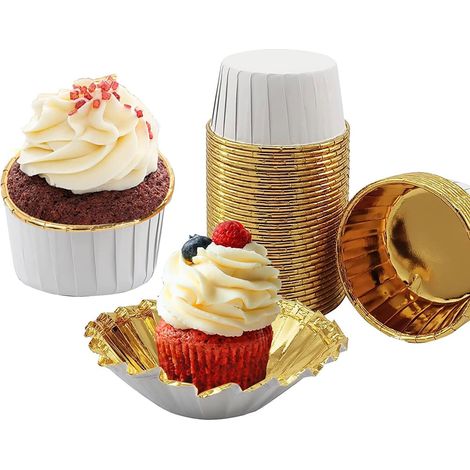 TG80292-5 Muffinförmchen Gold, 50 Stück (1/5)