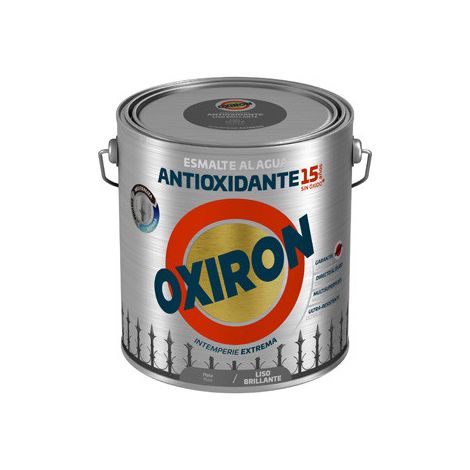 Esmalte antioxi. bri. 2,5 lt pla ext. liso titan oxiron al agua (1/2)