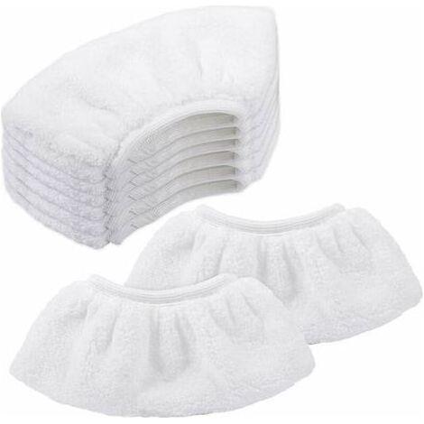 8 PCS Bonnettes Microfibre pour Kärcher, Chiffons pour Buse à Main Accessoire pour Nettoyeurs Vapeur SC 1, 2, 3, 4, 5 (1/5)