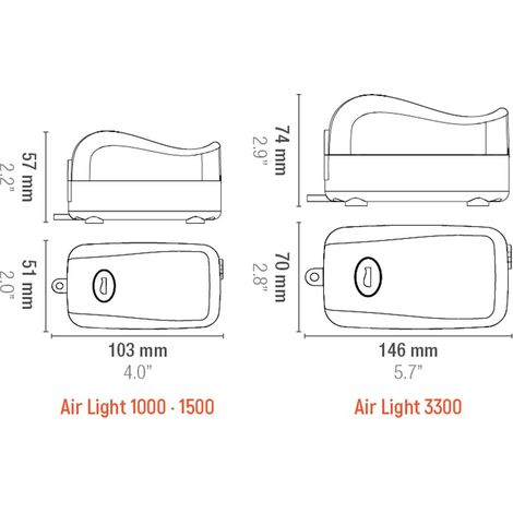 Sicce Air Light - Aeratore per acquari - Modello: 3300 (1/3)