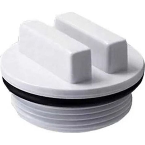 Kit de bouchons de vidange antigel pour piscine Lot de 2 bouchons professionnels de 3,8 cm (1,5 pouce) (1/5)