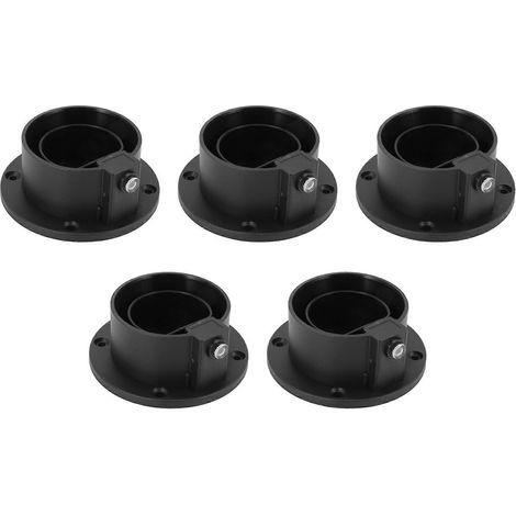 Lot de 5 supports de prise factices de type 2 pour borne de recharge de véhicules électriques (prise UE). (1/4)