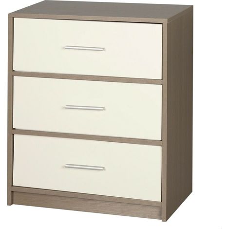 Comodino Max Home Bianco Grigio 58 x 70 x 30 cm (1/5)