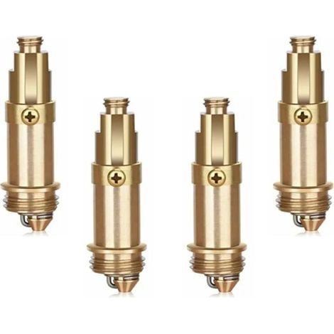 4 bouchons d’évacuation pour lavabo avec mécanisme à ressort ou à bouton, compatibles avec la plupart des évacuations de salle de bain, cuisine et lavabo
