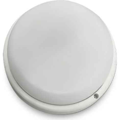 V-TAC VT-8095 Plafoniera LED rotonda 12W lampada luce 3000K corpo bianco IP54 15cm - sku 10195