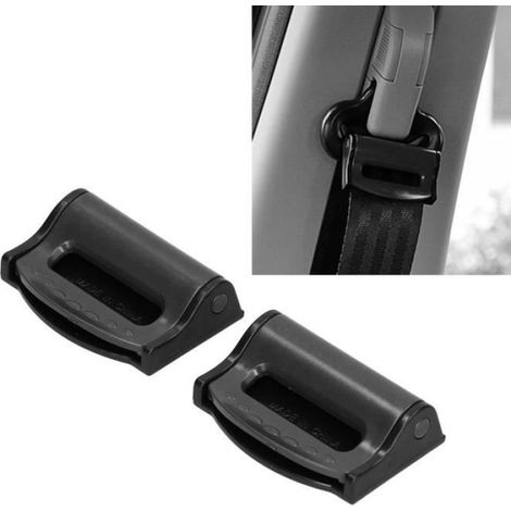 Vvikizy ajusteur de ceinture de sécurité de voiture Vvikizy Clip de ceinture de sécurité Paire de ceintures de auto ceinture Noir (1/4)