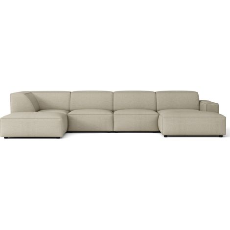 Selsey Sellmo - Wohnlandschaft , Chenille Greige, 366 cm (1/5)
