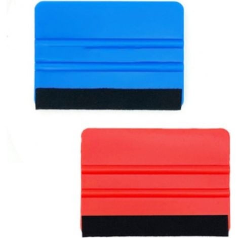 Squeegee - Felt Edge Vinyl Scraper - For Window Tinting Film Application - Car Wrapping Decal Installation - 2 Pieces (1/5)