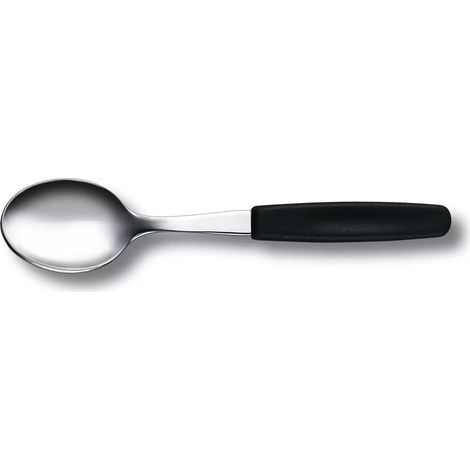 Cucchiaino da Dolce Victorinox in Acciaio Inox con Manico Nero V-5.1573 (1/2)