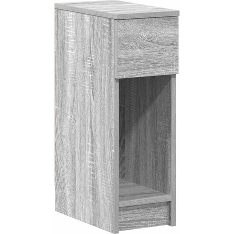 Maison Exclusive - Nachttisch mit Schublade Grau Sonoma 20x36x60
