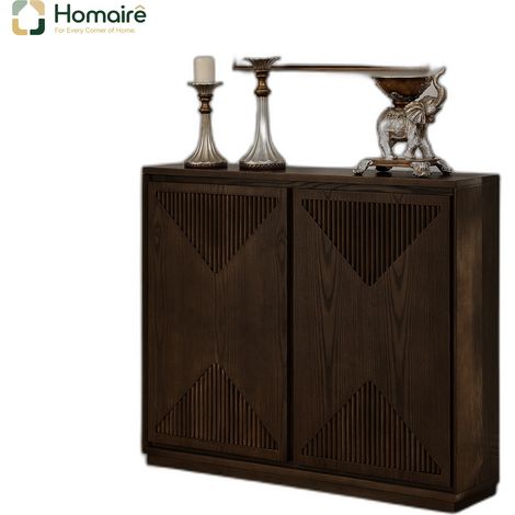 Colonnes de rangement, marron, en marron 99,06 x 23,5 x 82,5 cm HOMAIRE (1/5)
