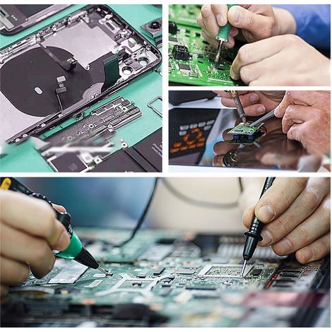 Réparation de soudage de circuits imprimés, fixation de démontage, support de carte mère réglable, Rotation à 360 °, pince de carte mère, fer à souder, entretien du porte-stylo (1/5)