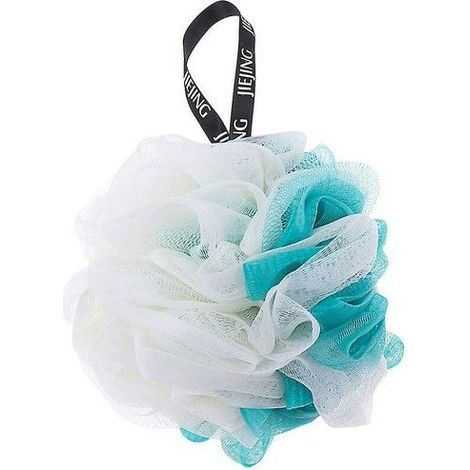 Accessoires de salle de bains de tampon de boule d'éponge de ménage maille molle en nylon de boule de bain,Fonepro (1/5)