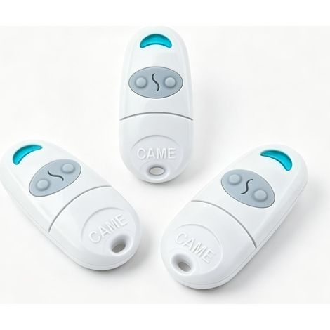 XTRELAMP-Lot de 3 télécommandes 433 MHz code roulant pour porte de garage – 4 canaux – facile à programmer (1/5)