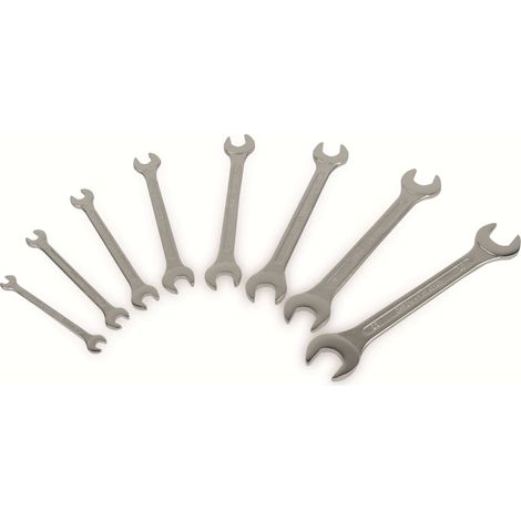 Brüder Mannesmann M 110-08DIN Doppel-Maulschlüssel-Satz 8teilig Schlüsselweite (Metrisch) 6 - 22 m (1/2)