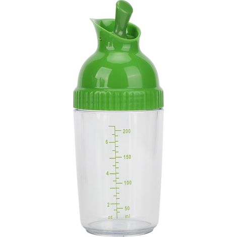 Pots à vinaigrette 200ml sans BPA, anti-fuite avec couvercle, pour cuisine verte (1/5)
