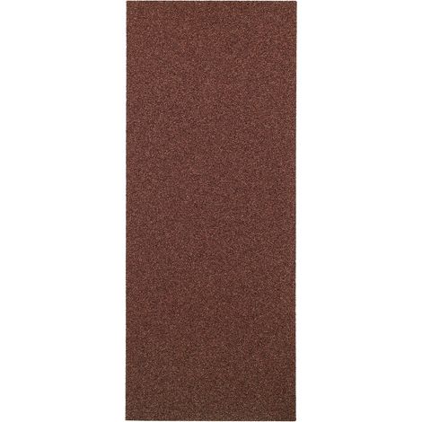 kwb Strisce abrasive 115 x 280 mm in corindone nelle grane 60, 80, 120, 180, incollaggio di alta qualità, robusto supporto di carta, universale, taglio grossolano e medio fine di legno e metallo (1/5)