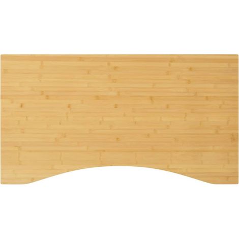 Tablero de escritorio de bambú 100x60x2,5 cm vidaXL (1/4)