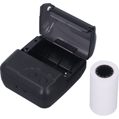 Imprimante thermique Bluetooth mini portable de 80 mm, rapide et claire, idéale pour les reçus, les codes-barres et les commandes. (1/5)