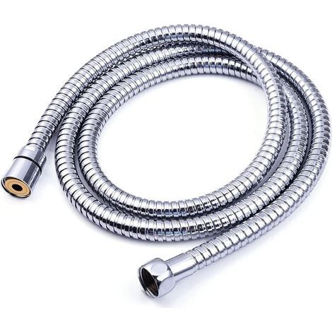 Universal Fit Shower Hose 1.25m,Flexible Stainless Steel Replacement Shower Hose Pipe with 2 Washers Leakproof & Anti-Kink (1/5)