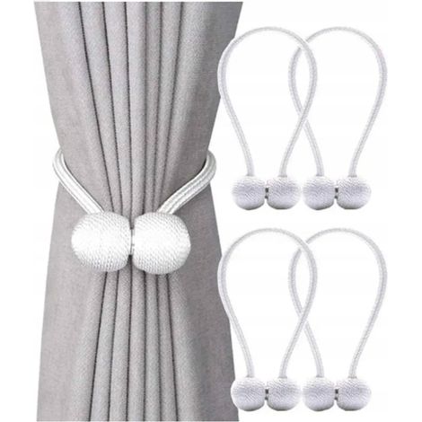 CLIP MAGNET CLANCE TENDE DECORATIVE FISSAGGIO PER TENDE CON CORDA BIANCA