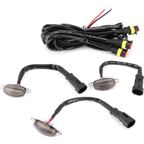 Feu LED de calandre avant avec avertissement de smog pour Ford F150 SVT RAPTOR 2004-2019, lampe rouge (1/5)
