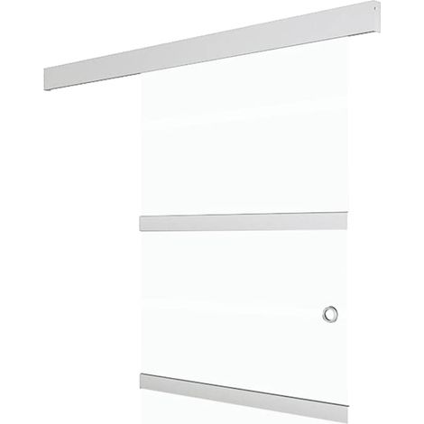 Maison Exclusive - Schiebetür mit Softclose ESG-Glas und Aluminiu