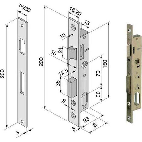 SERRATURA INF.ALL F20 111.15.02.0 WELKA [WELKA ] (1/2)