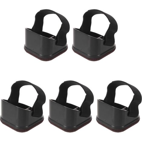 Healeved Lot de 5 patins antidérapants pour pieds chaise, adaptés aux chaises bureau et fauteuils (1/5)